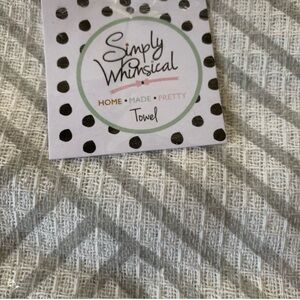 Simply Whimsical Striped Towel